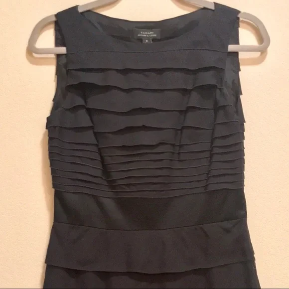 TAHARI Navy Princeton Dress - Picture 1 of 6